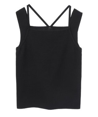 Green Parks ２ＷＡＹニットタンクトップ Black
