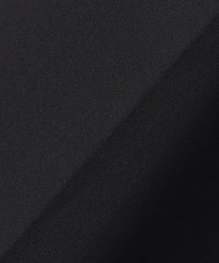 23区 【エステータ】ライトダブルクロス ワイドパンツ ブラック