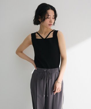 Green Parks ２ＷＡＹニットタンクトップ Black