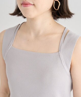 Green Parks ２ＷＡＹニットタンクトップ Gray