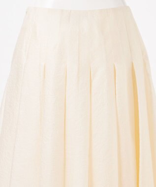 23区 【エステータ】クリスピーオーガンジー タック フレアスカート アイボリー系