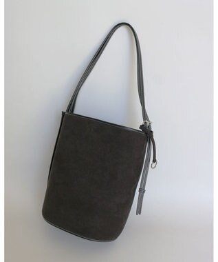 MORROW by thank 【A4サイズ収納可/軽量】VIVIAN ONE SHOULDER ASスエード　ブラック