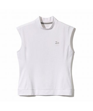 ZERO HALLIBURTON 【吸水速乾・UVケア】 フレンチスリーブモックネックTシャツ ZHG-W5S6b 82981 ホワイト