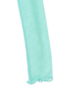 earth music&ecology シアーリブロゴ刺繍プルオーバー Mint Green