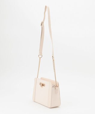 ANY SIS 【美人百花7月号掲載】スクエアライン ショルダーバッグ アイボリー