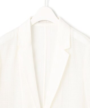 スクエアチェックレノクロス レースジャケット / ICB L