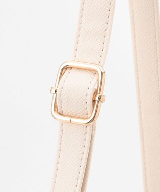 ANY SIS 【美人百花7月号掲載】スクエアライン ショルダーバッグ アイボリー