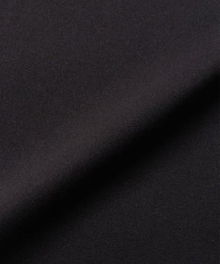 WHITE MAILS PAPER DOUBLE JERSEY KEY NECK T-シャツ チャコールグレー