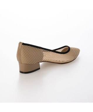 MODE ET JACOMO <carino>ポインテッドトゥメッシュパンプス ベージュ