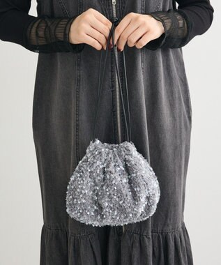 Green Parks ＯＴＯ．ＨＡ．ベロアスパンコールショルダーバック