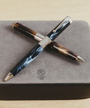 GOTAIRIKU GOTAIRIKU × ROMEO 太軸ボールペン ネイビー×ブルー系8
