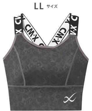 CW-X 【WOMEN】 スポーツゆれケアブラ 【スポーツ時のゆれからバストを守る】 吸汗速乾（本体） HTY021 /ワコール ライトグレー