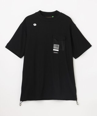 PW CIRCULUS 【MEN】DRY COOL MOVE モックネックT ゴルフ ブラック系
