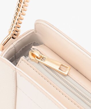 ANY SIS 【美人百花7月号掲載】スクエアライン ショルダーバッグ アイボリー