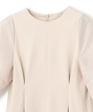 UNFILO 【VERY×UNFILOコラボ】BEAUTY MOVE シアースリーブ ワンピース アイボリー