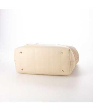 UNBILLION cachecache ショルダー付きパーテーション合成皮革トートL ベージュミックス