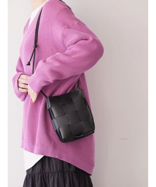 AMERICAN HOLIC 編み込みショルダーミニＢＡＧ Ivory