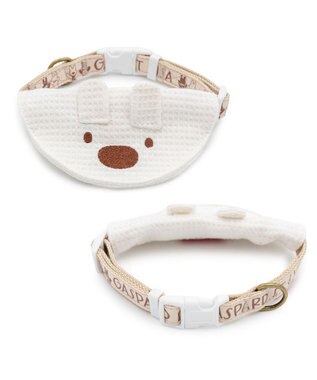 PET PARADISE リサとガスパール スタイ首輪 《リサ》 ３Ｓ ホワイト