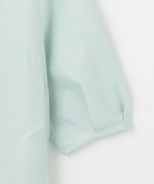 自由区 【カタログ掲載・洗える】エンブロイダリーローン ワンピース アクア×ベージュ