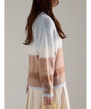 Te chichi グラデーションニット《2025winter catalog item》 サックスブルー