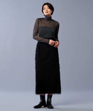 uncrave 【手洗い可】フリンジ ジャガード スカート（uncrave STANDARD）