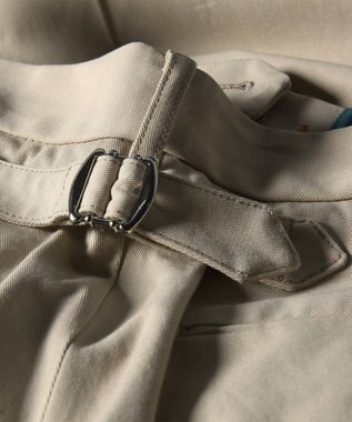 Paul Smith コットンギャバジン タックパンツ ライトベージュ