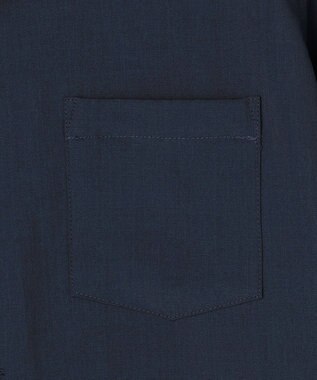J.PRESS MEN 【WEB・一部店舗限定】リネンライク オープンカラーシャツ ネイビー系