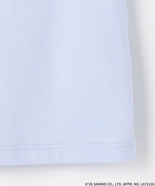 組曲 KIDS 【マロンクリーム×組曲 KIDS】メッセージTシャツ サックスブルー