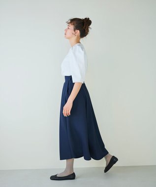 #Newans 【セレモニーにも】パフスリーブニット ホワイト