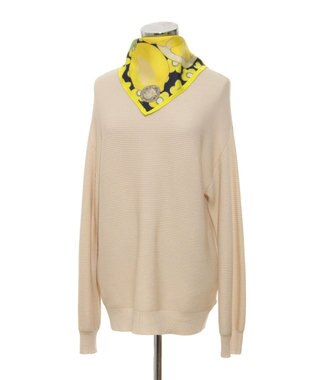 MOONBAT 【日本製】SWASH LONDON Citrus シルクツイルプリントスカーフ レモンイエロー