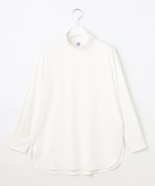 J.PRESS LADIES S タートルジャージー カットソー アイボリー系