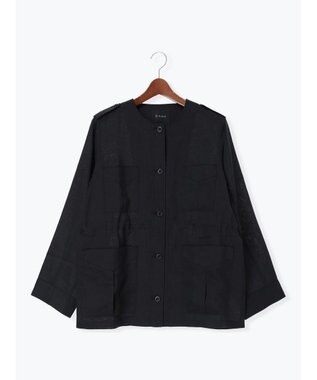 Te chichi ノーカラーサファリジャケット《2026 spring catalog item》 ネイビー