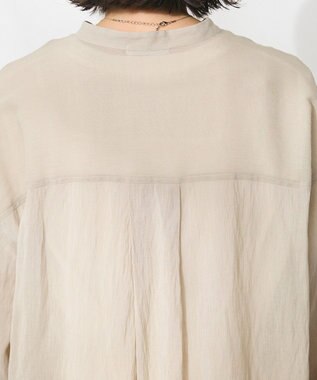 CRAFT STANDARD BOUTIQUE ヴィンテージボイルスキッパー長袖シャツ Gray Beige