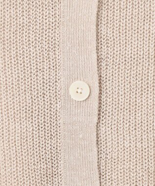 23区 【洗える】ピュアリネン ニット ベスト ベージュ系5