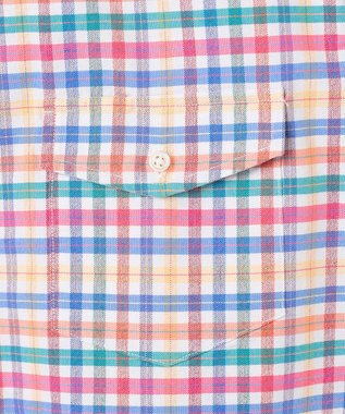 J.PRESS MEN コットンオックス マルチチェック シャツ / ボタンダウン ホワイト系3