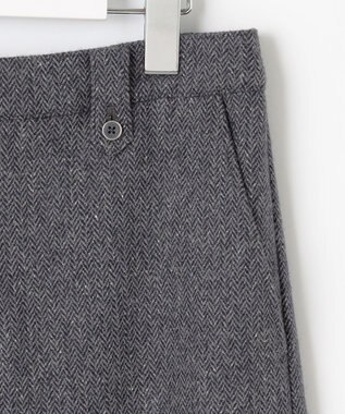 J.PRESS LADIES S 【WEB限定】ネップヘリンボーン ガウチョ パンツ 【WEB限定】グレー系