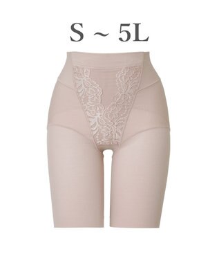  【BRADELIS NewYork peace】綿混ストレッチハイブリッドガードル25 クロッチ付きで1枚履き可能な補整ガードル 消臭機能付き ブラデリス