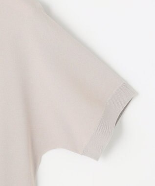 J.PRESS LADIES 【洗える】 レーヨンエリートストレッチ ドルマン ニット Tシャツ ライトグレー系