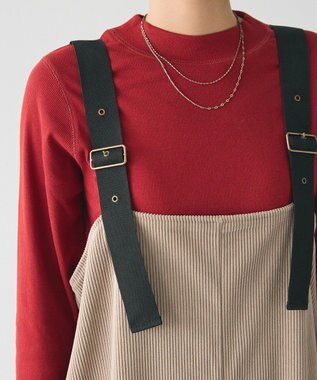 CRAFT STANDARD BOUTIQUE カットコーデュロイジャンパースカート Mocha