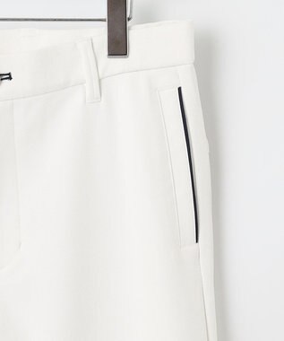 23区GOLF 機能性満載のホワイトパンツ【MEN】【防透・UVケア・撥水】トリコットツイル ホワイト系