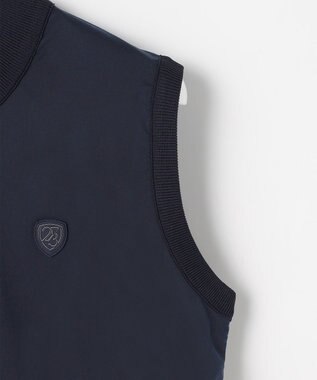 23区GOLF 【MEN】ニットコンビベスト ストレッチ レイヤードにおすすめ ネイビー系