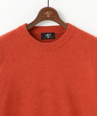 JOSEPH ABBOUD MOUNTAIN 【軽量/ソフト】ニットフリース プルオーバー ニット オレンジ系