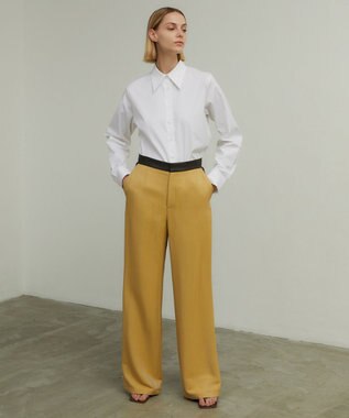 BEIGE， ALBERT / シアーシャツ White