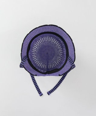 AURORA 【 ANNA SUI（アナ スイ）】ハートジャカードボンネット パープル