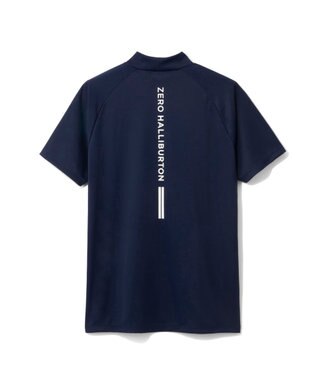 ZERO HALLIBURTON 【防透け】 モックネック Tシャツ ZHG-A4S4 82814 ゴルフウェア ネイビー
