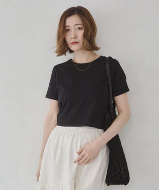 WEGO 【7色/SMLサイズ展開】コンパクトフィットT ブラック