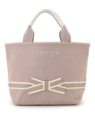 TOCCA BOW BRIDGE CANVAS TOTE トートバッグ ベージュ系