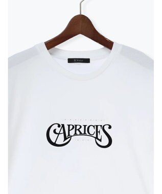 Te chichi パール&ロゴプリントTシャツ オフホワイト