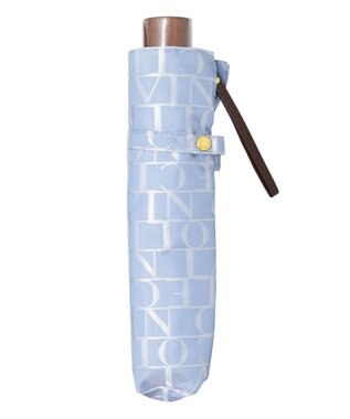 MOONBAT LANVIN COLLECTION 折りたたみ傘 カチオンジャカード サックスブルー
