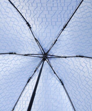 MOONBAT LANVIN COLLECTION 折りたたみ傘 カチオンジャカード サックスブルー